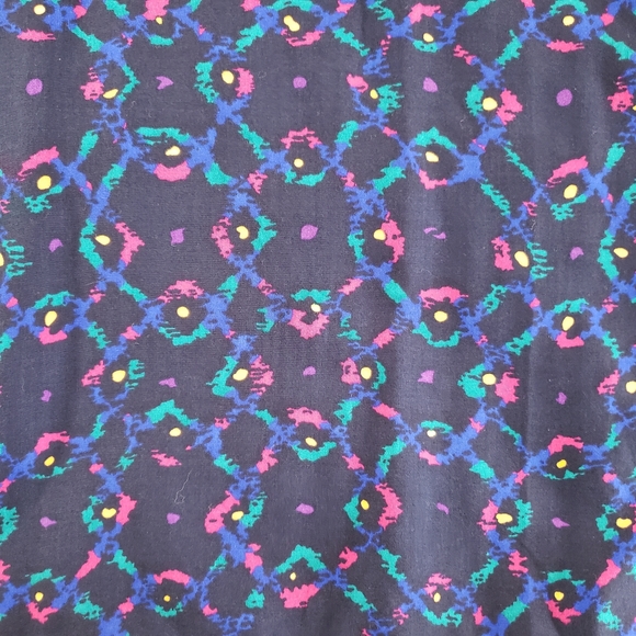 VGUC Vintage Miss Sophisticates by Pendleton Geometric Spring Blue Pink Size M-L - Picture 7 of 10